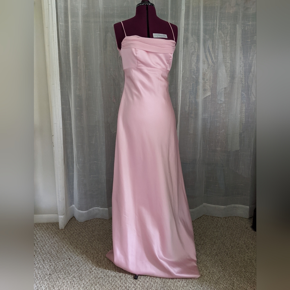 Pretty in pink formal gown by Alfred Angelo